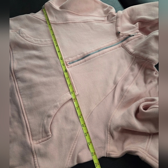 Lululemon Scuba Oversized Half-Zip Hoodie Women's Size M/L Pink LW3DM4S - Picture 7 of 8